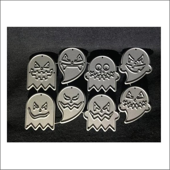 Impression Obsession 8 pcs GHOSTIES craft die - Picture 2 of 4
